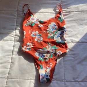 One piece bathing suit
